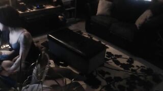 Amateur Cowgirl Rides Big Black Cock in Hidden Cam / Spy on Orgy