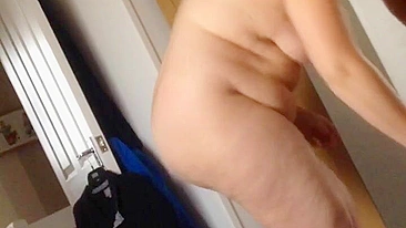 Sneak Peek - Chubby Wife Naughty Antics with Big Tits