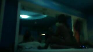 Wild Ride - Hidden Cam Captures Amateur Wife Cowgirl Antics in Motel Sex