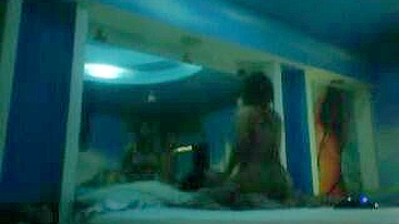 Wild Ride - Hidden Cam Captures Amateur Wife Cowgirl Antics in Motel Sex