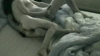 Amateur Hidden Cam Handjob with Big Dick and Cumshot