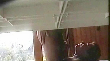 MILF Mom Gets Blowjob & Cumshot on Hidden Cam! Home Made Wife Sucks Hubby Cock