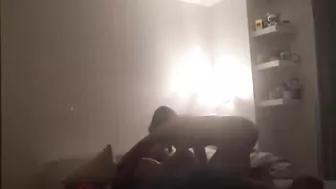 Spy on Hidden Cam Homesex with Amateur Brunettes in Cowgirl Action