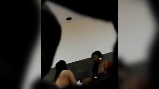 Latino Threesome with Hidden Cam - Amateur Group Sex