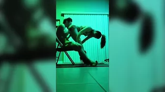 Asian Stripper Rides Cowboy in Hidden Cam Amateur Porn