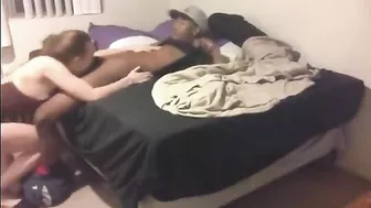 Interracial Hidden Cam Amateur Moans for Big Black Cock