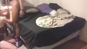 Interracial Hidden Cam Amateur Moans for Big Black Cock