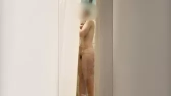 Wife Hairy Shower Cam Show - Naughty MILF Exposes All