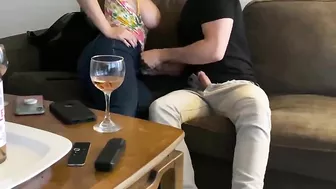 Amateur Latina Blows Big Tits on Hidden Cam