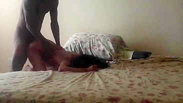 Interracial BBC Owns Amateur Indian Girl in Doggy Style