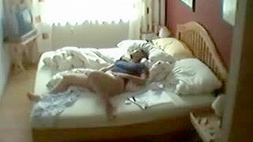 Spying on My Sister Secret Masturbation Session with Hidden Cam