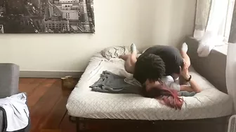 Submissive Petite Ebony Freak Gets Banged by Big Black Cock in Hidden Cam Amateur Video