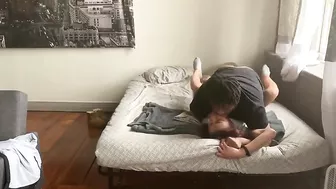 Submissive Petite Ebony Freak Gets Banged by Big Black Cock in Hidden Cam Amateur Video