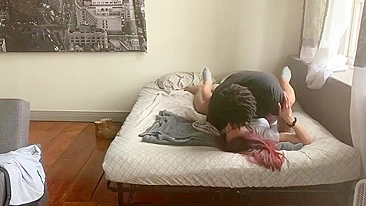Submissive Petite Ebony Freak Gets Banged by Big Black Cock in Hidden Cam Amateur Video
