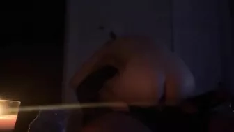 Black Amateur Cowgirl Rides Big BBC in Hidden Cam Homemade Interracial Porn