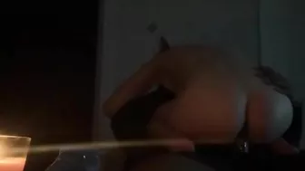 Black Amateur Cowgirl Rides Big BBC in Hidden Cam Homemade Interracial Porn