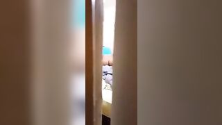 Spying on My Roommate Hidden Cam Masturbation with Big Ass and Dildo