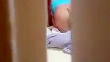 Spying on My Roommate Hidden Cam Masturbation with Big Ass and Dildo