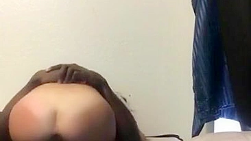 Interracial College Girl Gets Ridden Hard by BBC in Homemade Amateur Porn