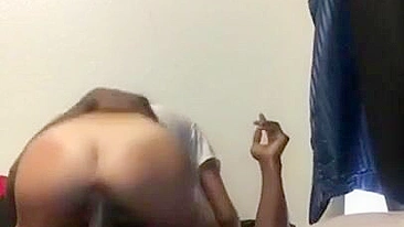 Interracial College Girl Gets Ridden Hard by BBC in Homemade Amateur Porn