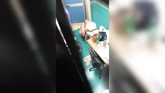 Sexy Co-Workers Caught on Hidden Cam! Amateur MILFs in Office Action