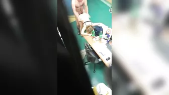 Sexy Co-Workers Caught on Hidden Cam! Amateur MILFs in Office Action