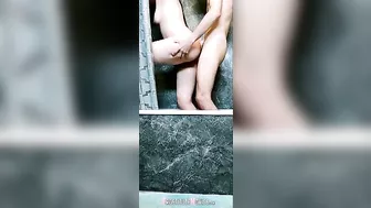 Gym GF Shower Sex with Amateur Brunette Eating Pussy & Moaning in Homemade Porn