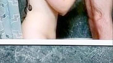 Gym GF Shower Sex with Amateur Brunette Eating Pussy & Moaning in Homemade Porn