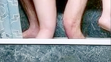 Gym GF Shower Sex with Amateur Brunette Eating Pussy & Moaning in Homemade Porn