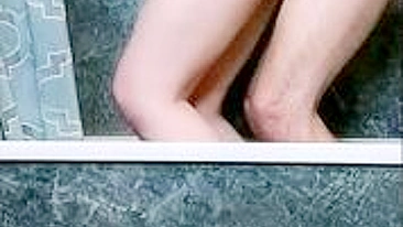 Gym GF Shower Sex with Amateur Brunette Eating Pussy & Moaning in Homemade Porn