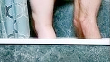 Gym GF Shower Sex with Amateur Brunette Eating Pussy & Moaning in Homemade Porn