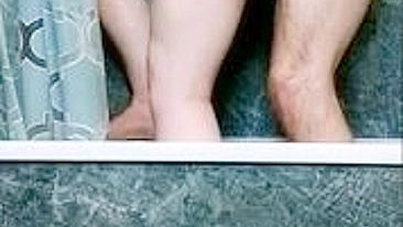 Gym GF Shower Sex with Amateur Brunette Eating Pussy & Moaning in Homemade Porn