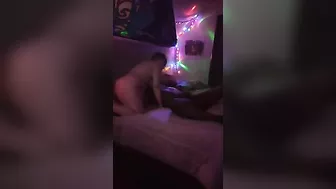 Amateur Interracial Threesome Caught on Hidden Cam