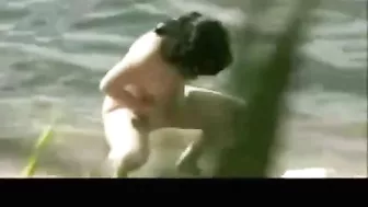 Exhibitionist Teens Fuck in Public - Hidden Cam Captures Amateur Brunettes Outdoors