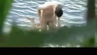 Exhibitionist Teens Fuck in Public - Hidden Cam Captures Amateur Brunettes Outdoors