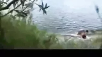 Exhibitionist Teens Fuck in Public - Hidden Cam Captures Amateur Brunettes Outdoors