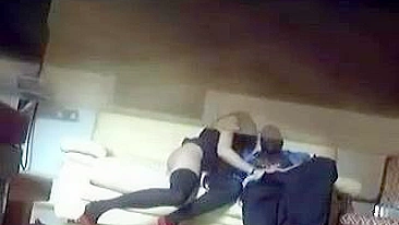 Spy on Hidden Interracial Blowjob with Big Cocks & Moaning