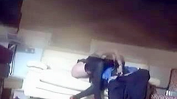 Spy on Hidden Interracial Blowjob with Big Cocks & Moaning