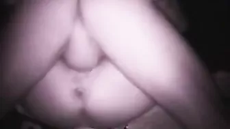 Spy on Chubby BBW Hidden Cam Creampie with ExGF Sister