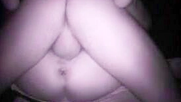 Spy on Chubby BBW Hidden Cam Creampie with ExGF Sister