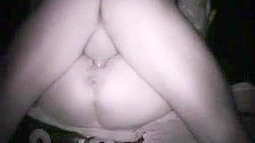 Spy on Chubby BBW Hidden Cam Creampie with ExGF Sister