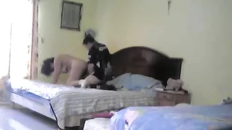 Spy on MILF Secret Affair with Chubby Latina Amateur