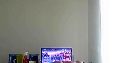 Amateur Ebony Cowgirl Rides Hidden Cam