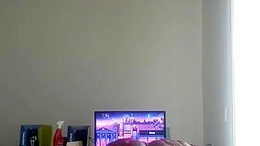 Amateur Ebony Cowgirl Rides Hidden Cam