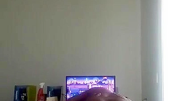 Amateur Ebony Cowgirl Rides Hidden Cam