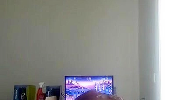 Amateur Ebony Cowgirl Rides Hidden Cam