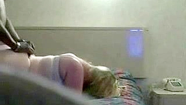 Spy on Hidden Cam Hotel Hookup - Amateur Blonde Doggy Homemade Interracial Voyeur