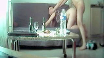 Spying on Pregnant Neighbor Doggy Style with Hidden Cam