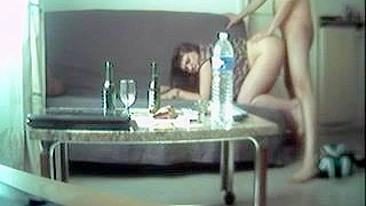 Spying on Pregnant Neighbor Doggy Style with Hidden Cam