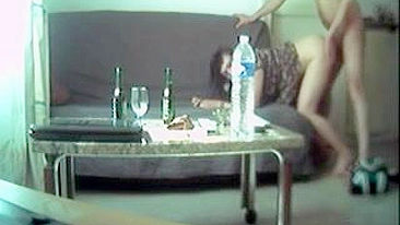 Spying on Pregnant Neighbor Doggy Style with Hidden Cam